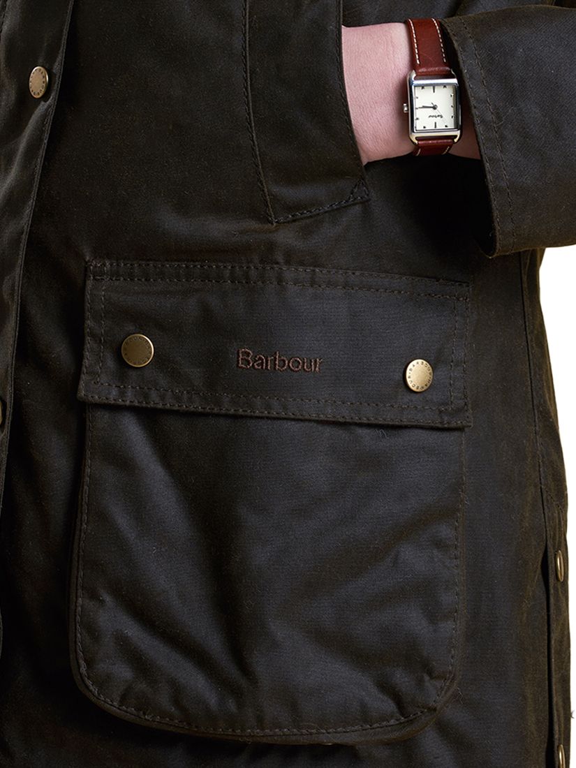 barbour international acorn wax jacket