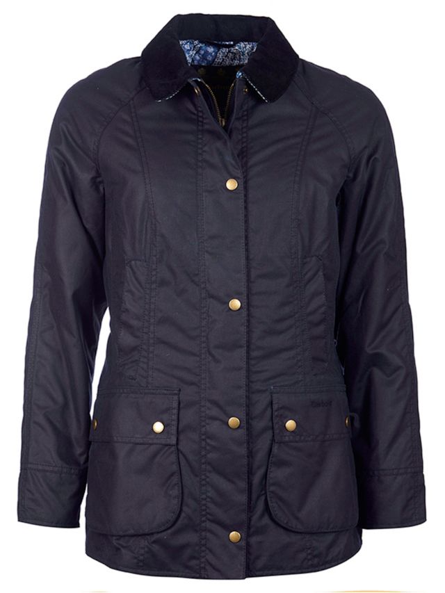 Barbour Abbey Liberty Waxed Jacket, Royal Navy