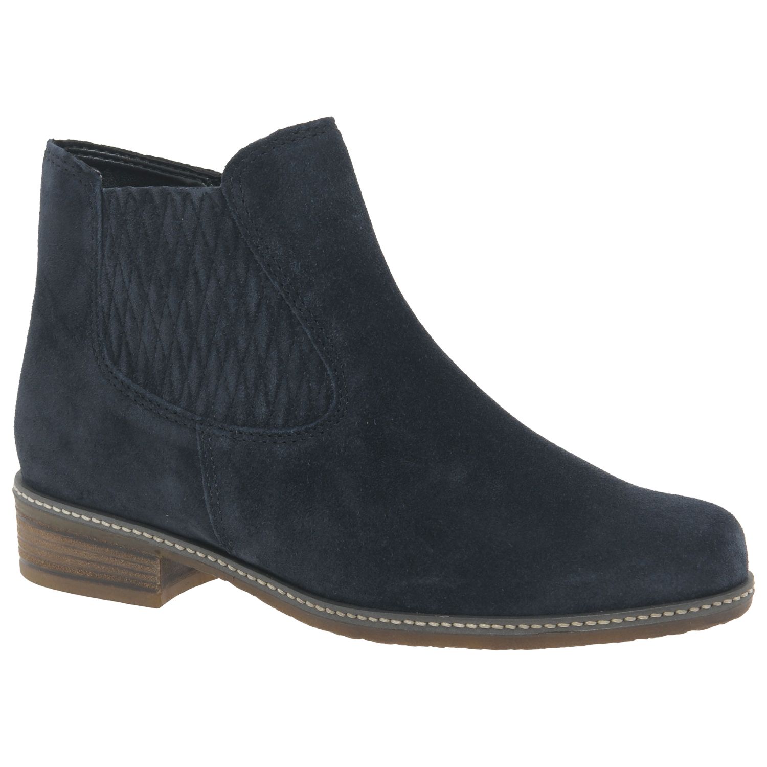 navy wide fit boots