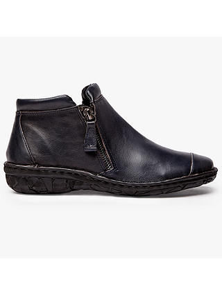 John Lewis Designed for Comfort Yale Double Zip Shoe Boots