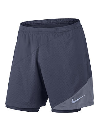 Nike Flex 2-in-1 Running Shorts, Blue