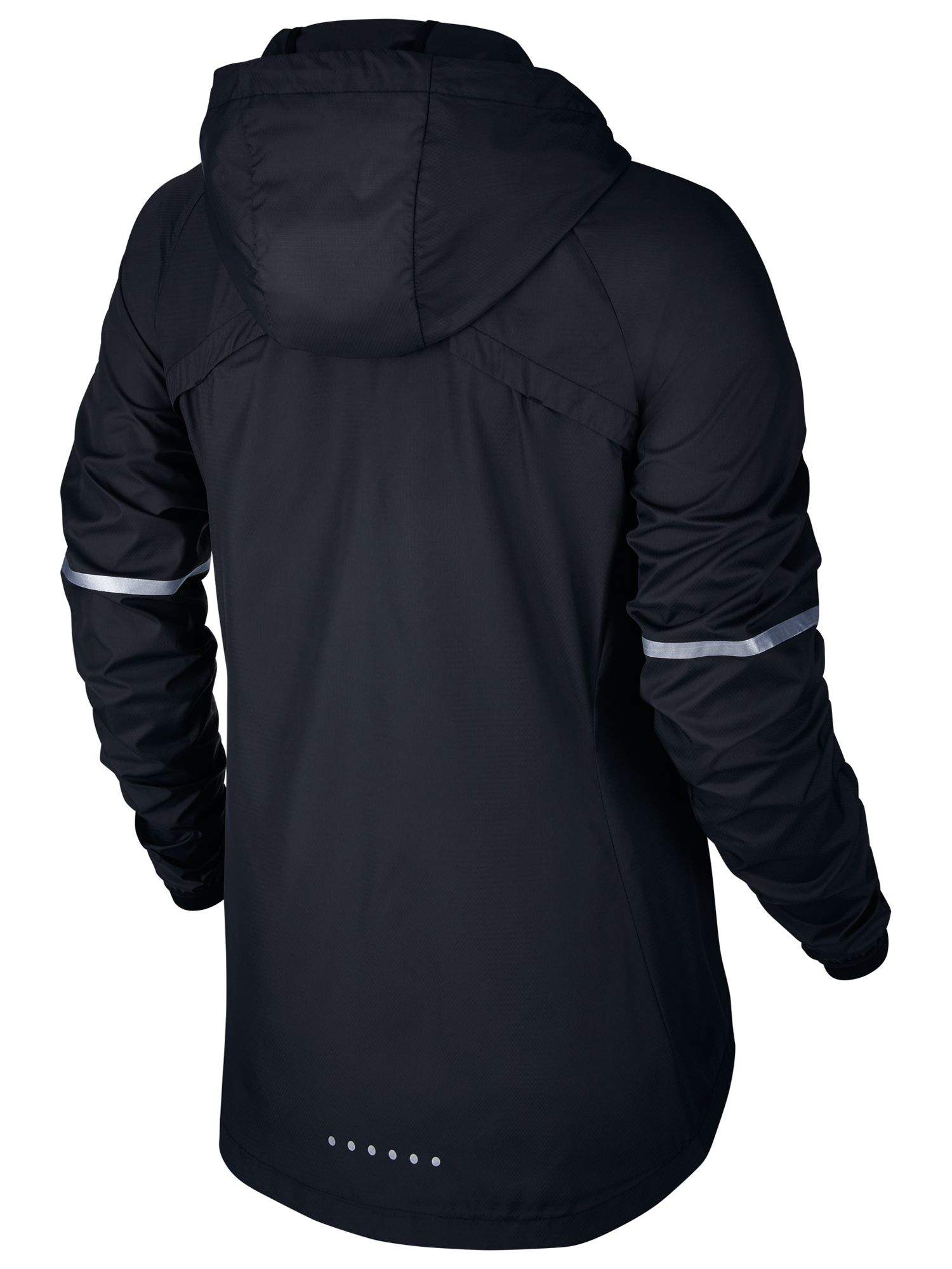 nike women's black jacket with hood