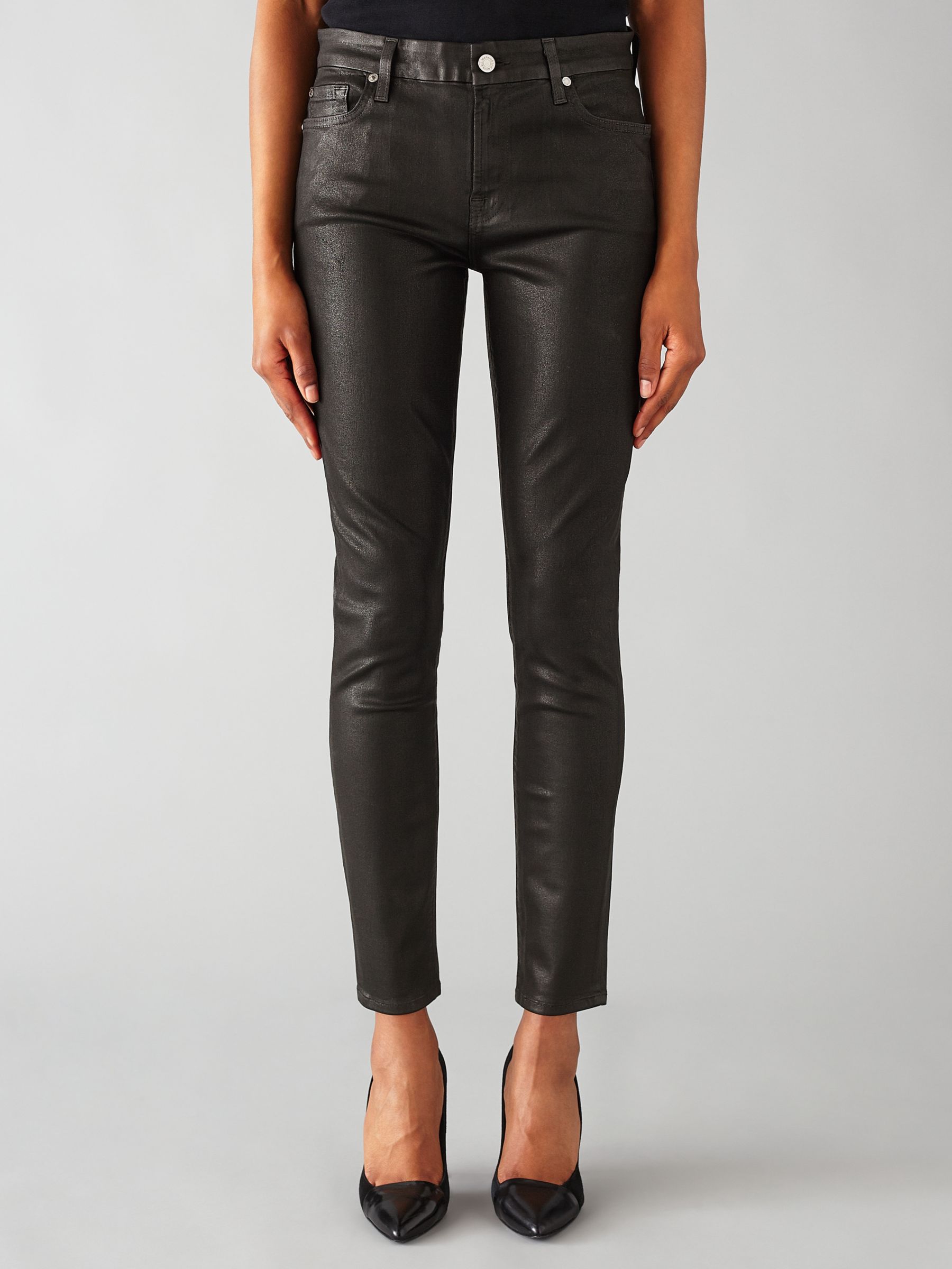 7 for all mankind coated jeans