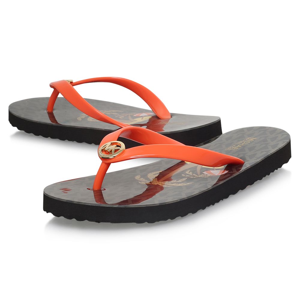 michael kors flip flops mens orange