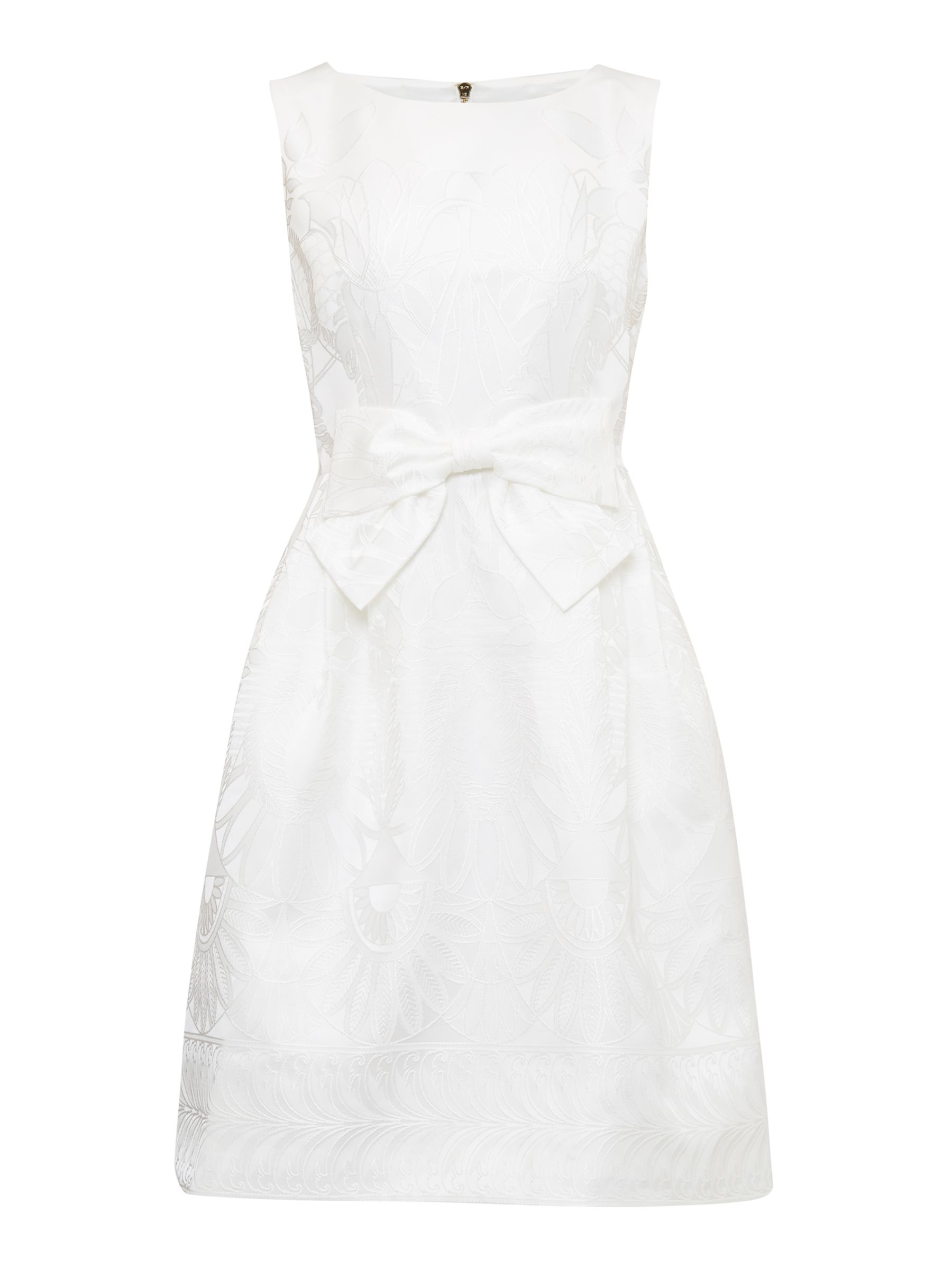 ted baker white bow dress