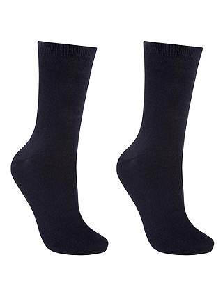 John Lewis Women's Cotton Ankle Socks, Pack of 2