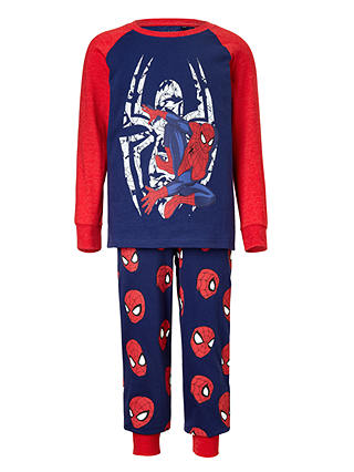Spider-Man Children's Printed Pyjamas, Navy