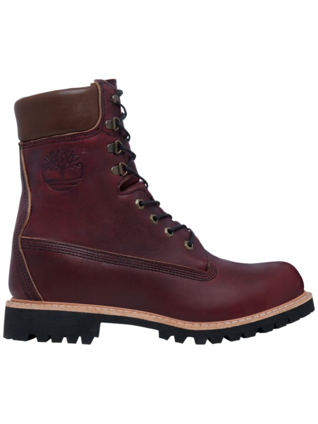 Burgundy timberland outlet shoes