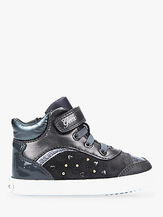 Geox Children's Kilwi Shoes, Charcoal