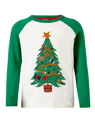 John Lewis & Partners Boys' Christmas Tree T-Shirt