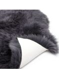 John Lewis Sheepskin Rug Double, Steel