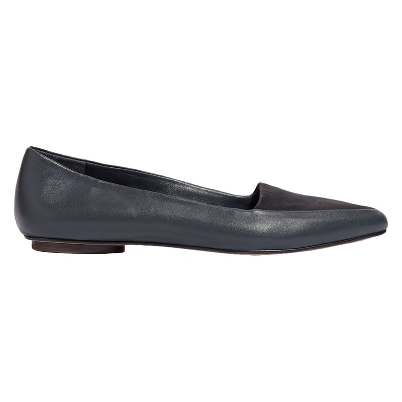 Jigsaw Clarence Flat Loafers, Navy, 8