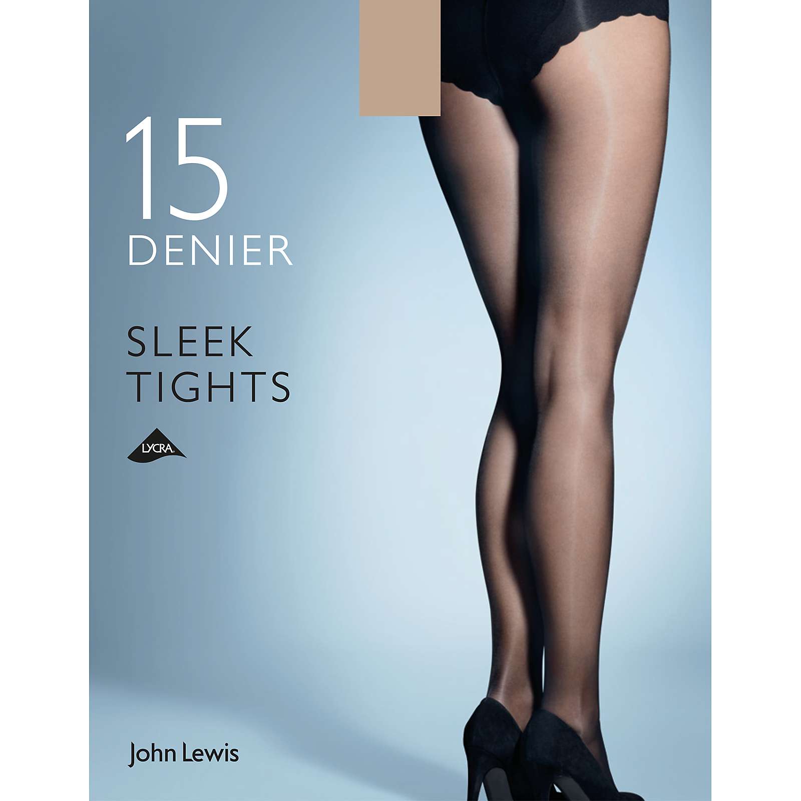 Buy John Lewis 15 Denier Sleek Tights, Pack of 1 Online at johnlewis.com