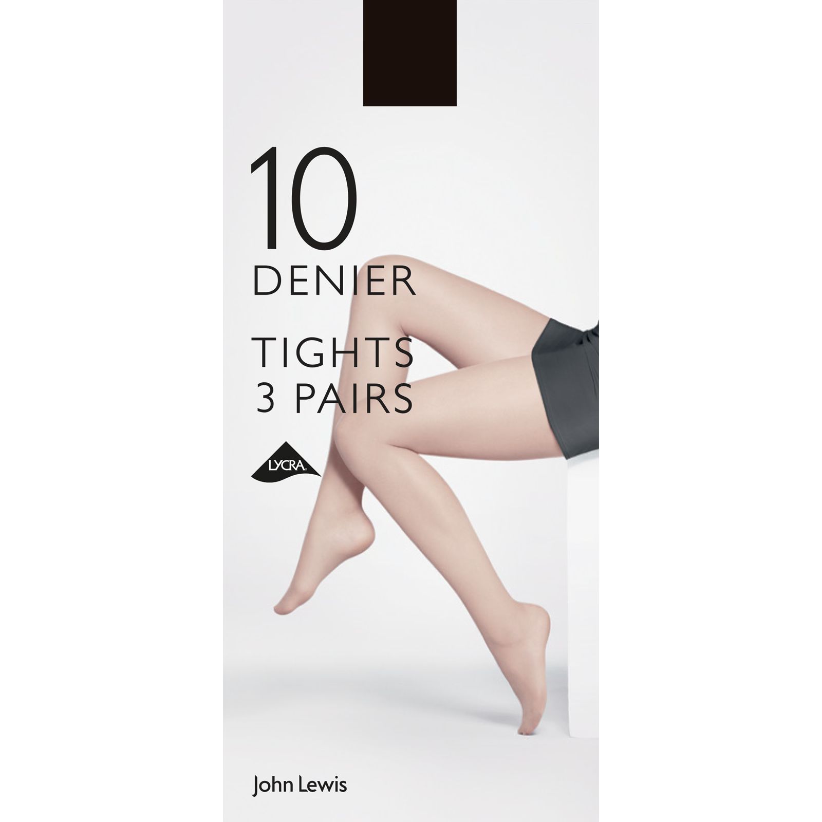 Buy Navy 100 Denier Opaque Tights 3 Pack M, Tights