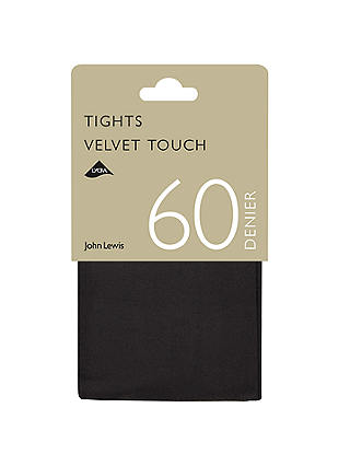 John Lewis 60 Denier Velvet Touch Opaque Tights