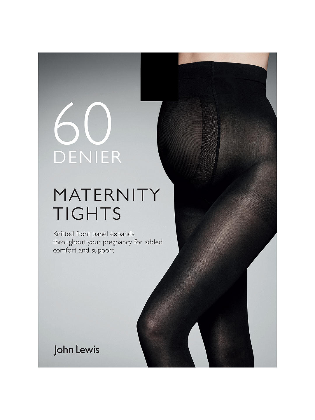 John Lewis 60 Denier Opaque Maternity Tights