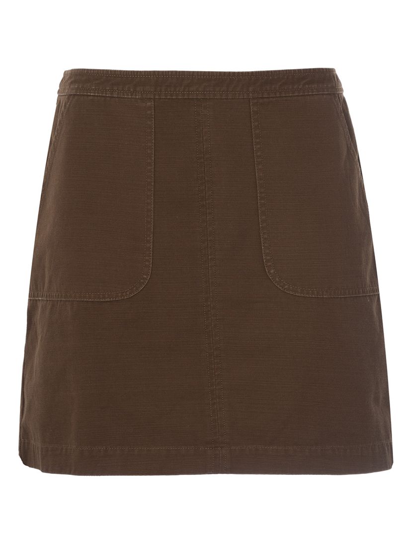 French Connection Kenyan Twill Mini Skirt, Turtle