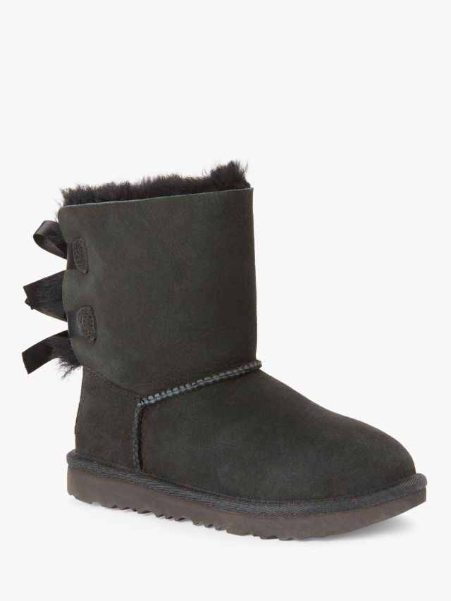 Ugg bow hot sale boots black