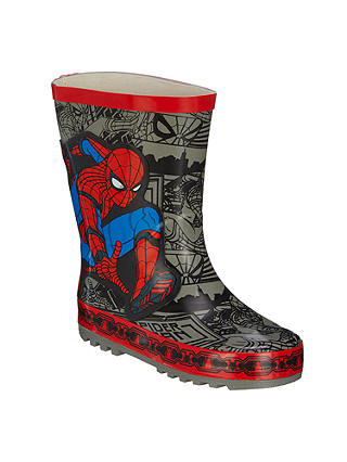 Spider-Man Children's Wellington Boots, Grey