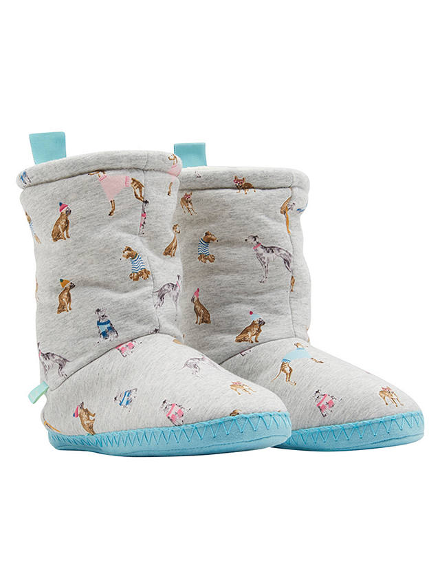 Xmas Dogs Joules Womens 213078 Slippersock
