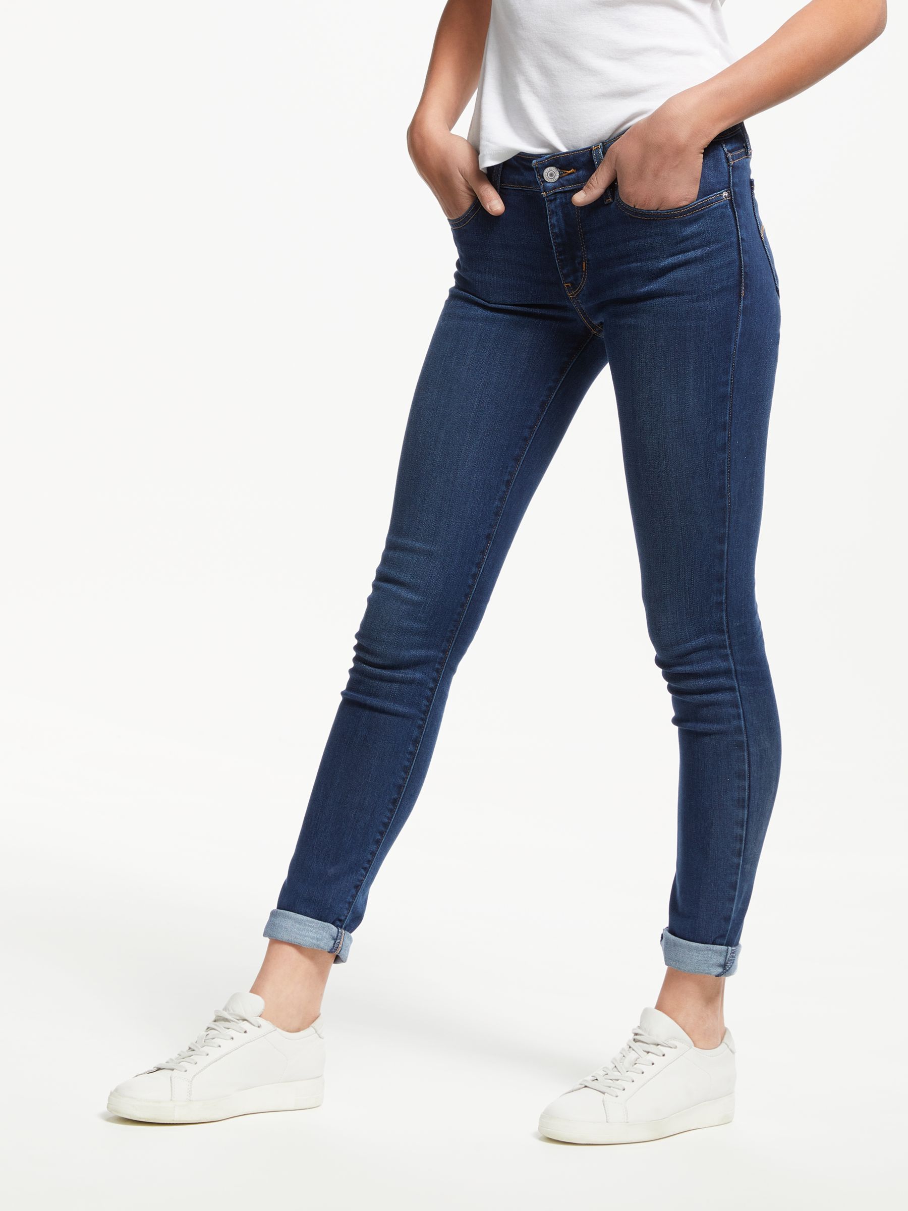 711 Mid Rise Skinny Jeans, City Blues 
