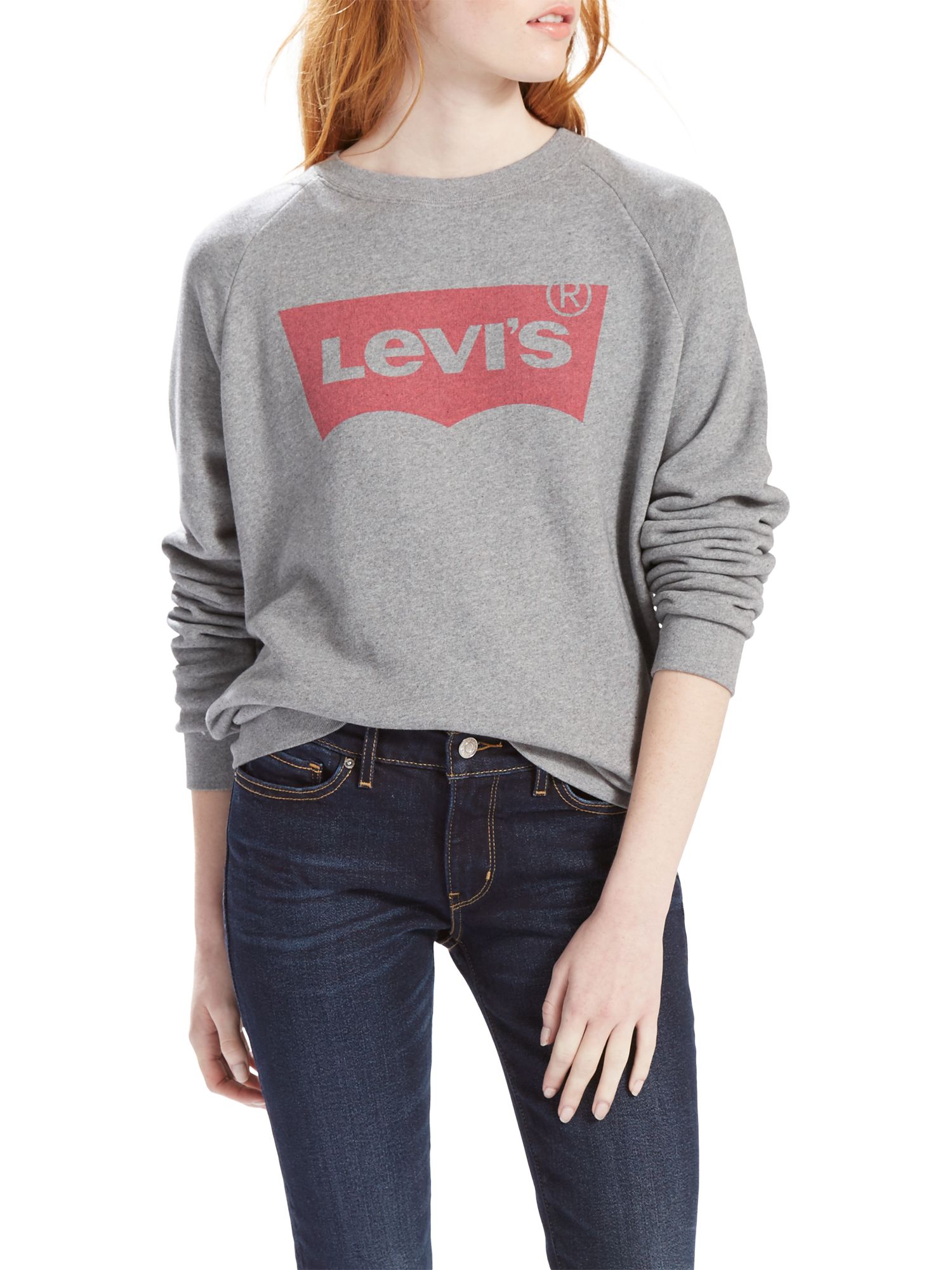 Levi's Relaxed Batwing Graphic Sweatshirt, Smokestack