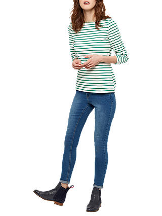 Joules Harbour Stripe Long Sleeve Jersey Top