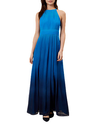 Hobbs Alexis Maxi Dress, Kingfisher Blue
