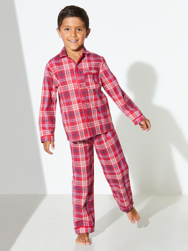 Children's cheap checked pyjamas