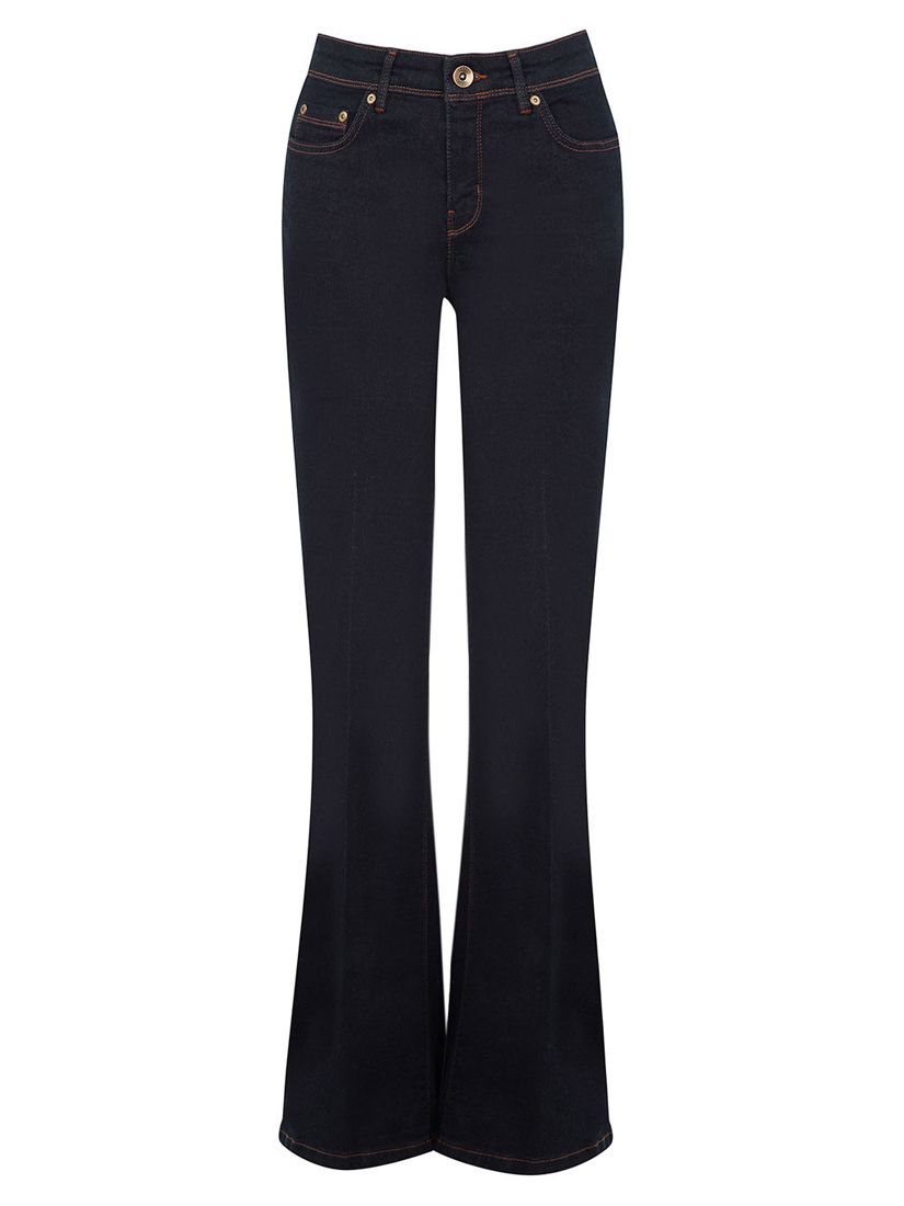 Oasis Scarlet Bootcut Jeans, Dark Wash at John Lewis & Partners