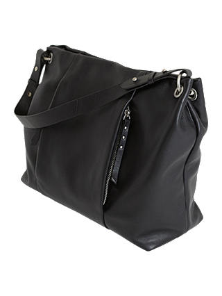 Mint Velvet Eliza Leather Zip Detail Shoulder Bag