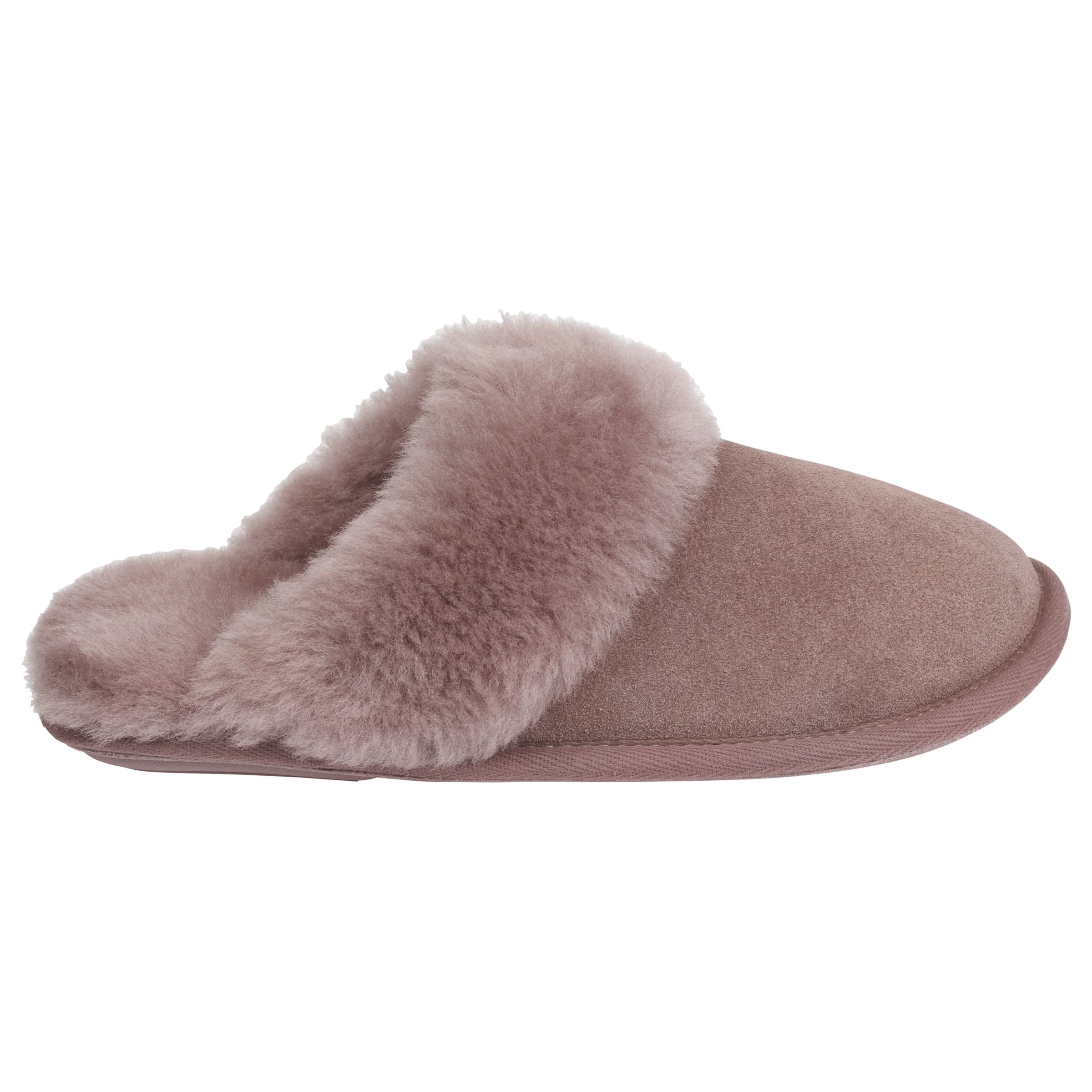 just sheepskin duchess mule slippers