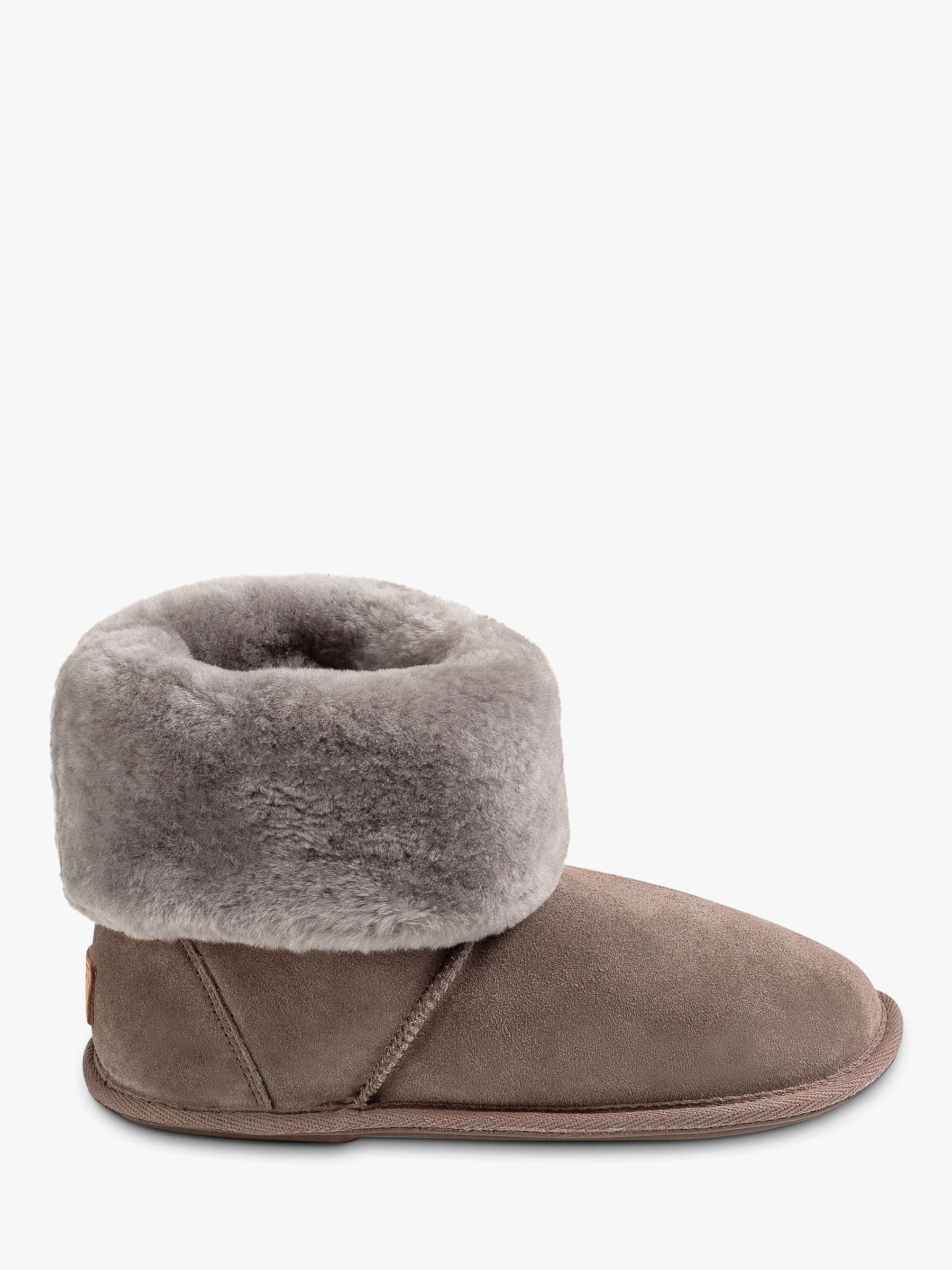 Just Sheepskin Albery Roll Cuff Boot Slippers at John Lewis & Partners