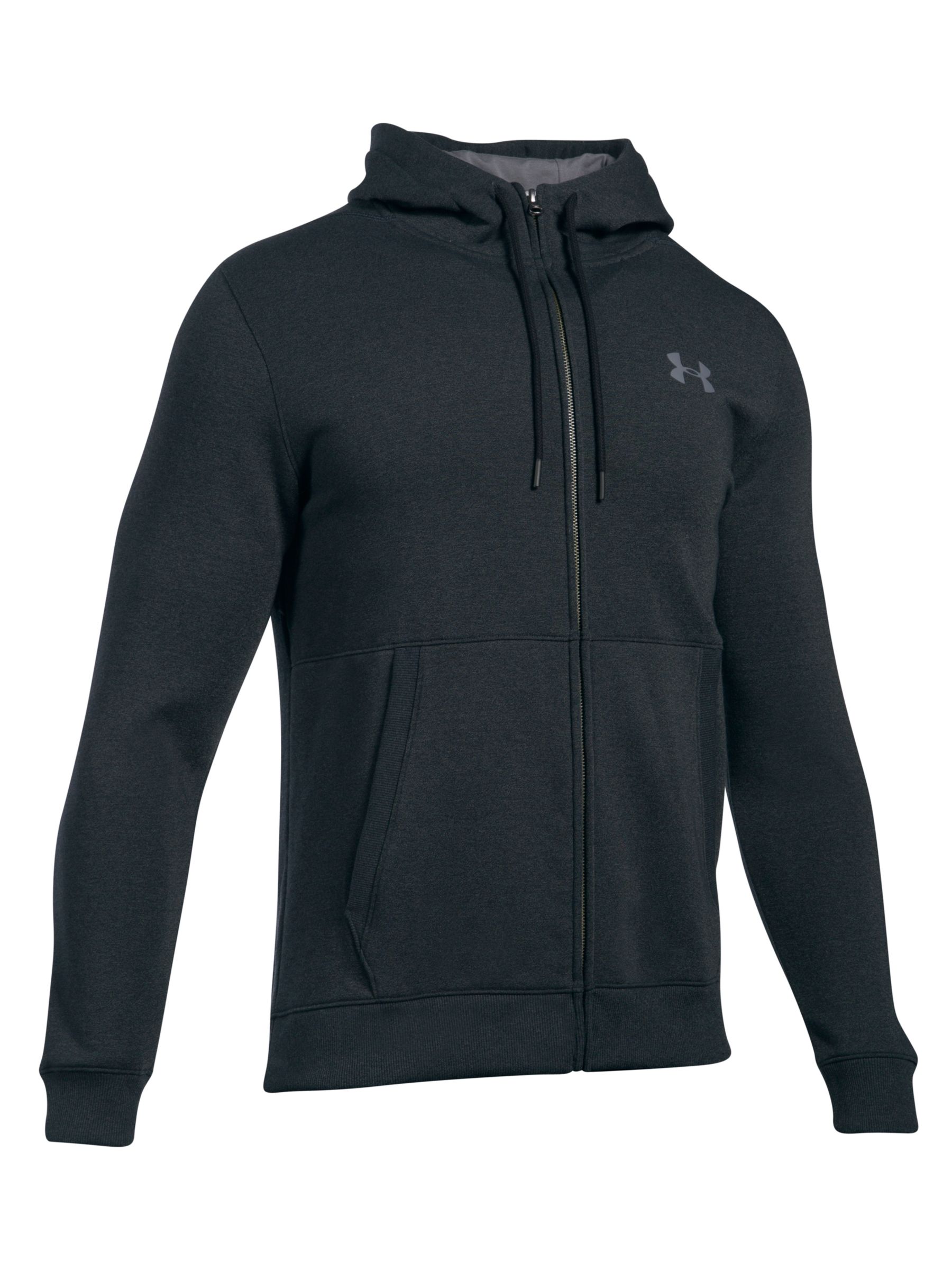 ua threadborne fleece full zip hoodie