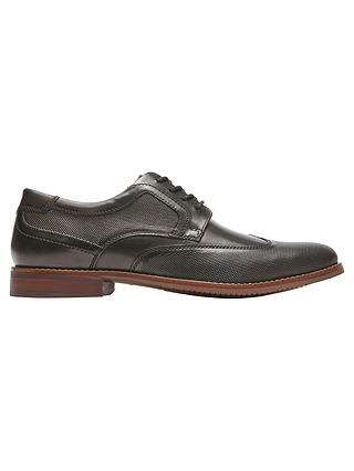 Rockport Style Purpose Perforated Wingtip Shoes, Black
