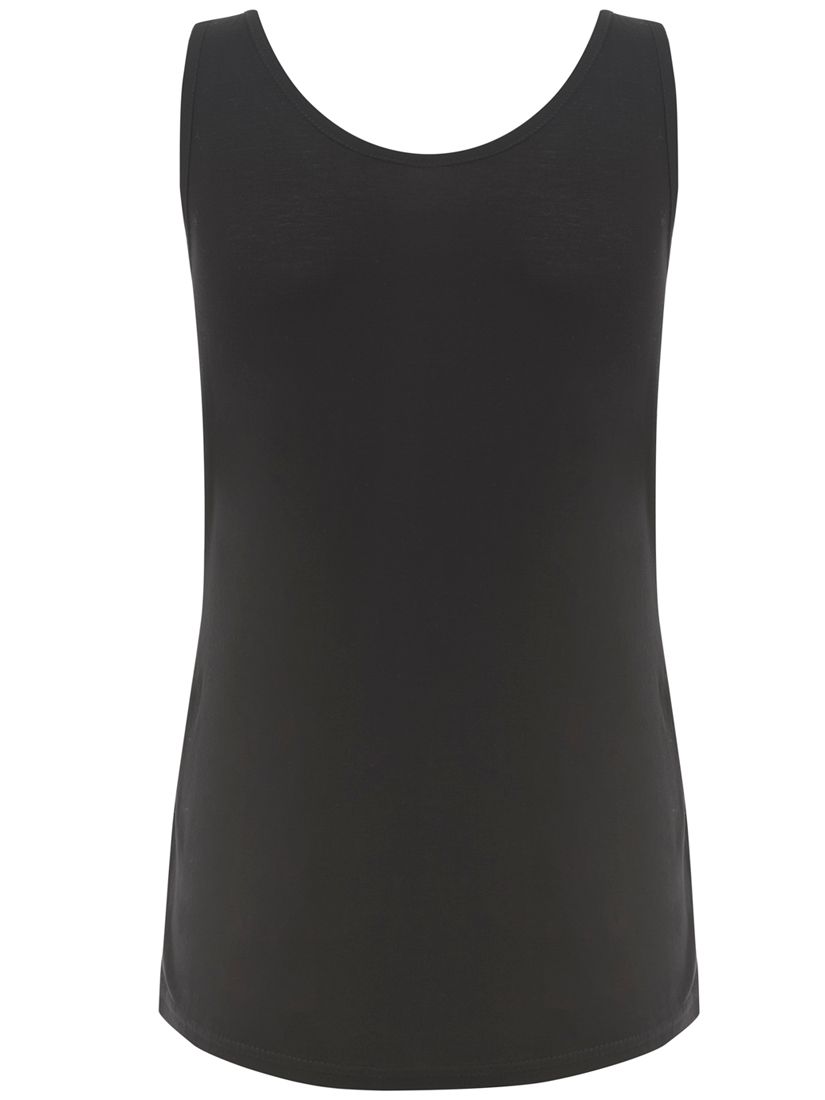 black glitter vest top