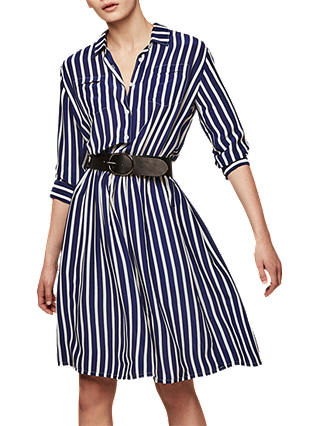Gerard Darel Stripe Dress, Blue