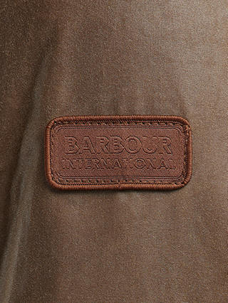 Barbour International Duke Waxed Cotton Jacket, Bark