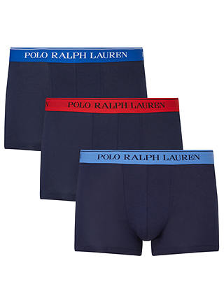 Polo Ralph Lauren Cotton Trunks, Pack of 3