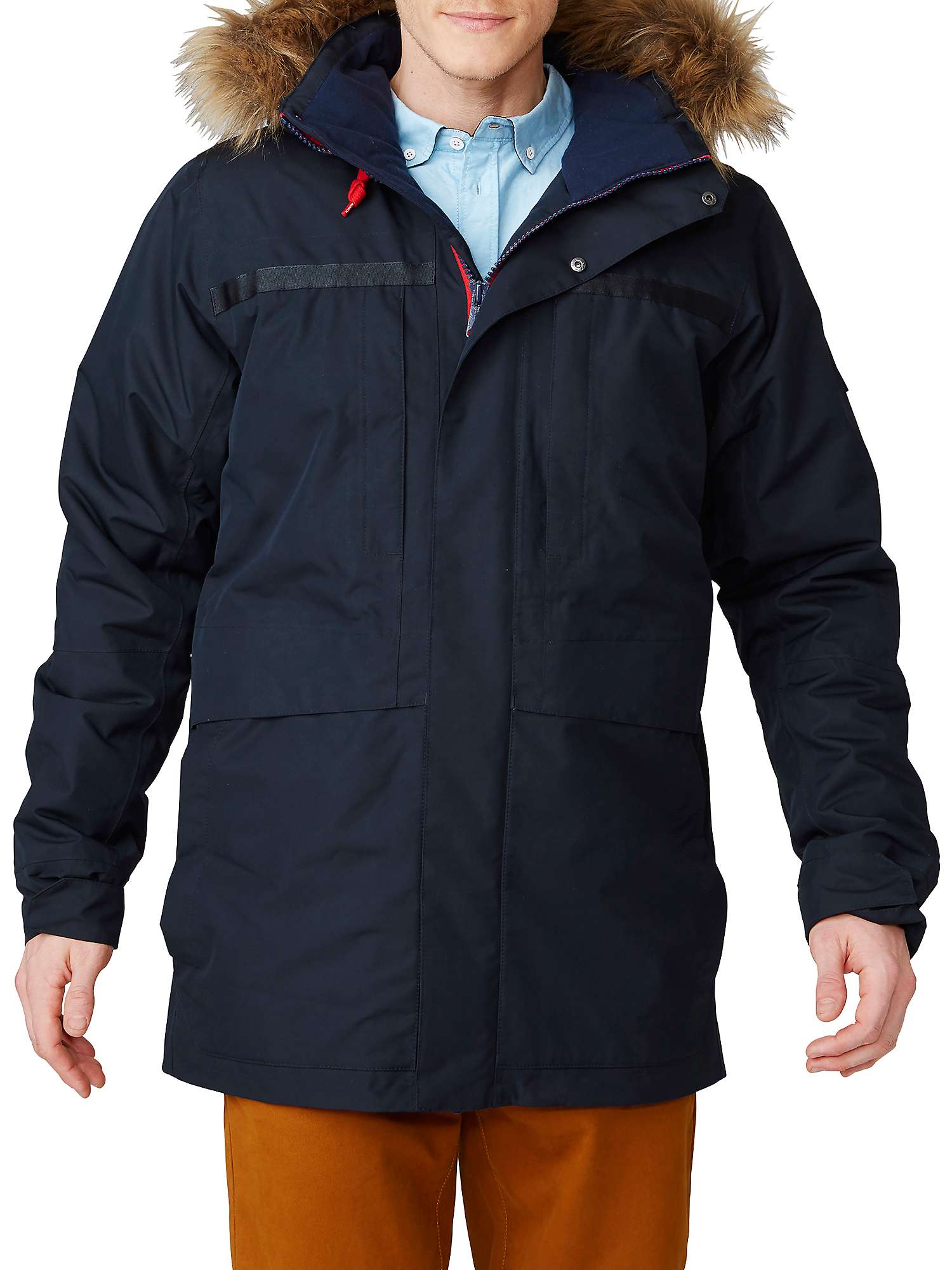 Buy Helly Hansen Coastal 2 Waterproof Men's Parka Jacket, Navy Online at johnlewis.com