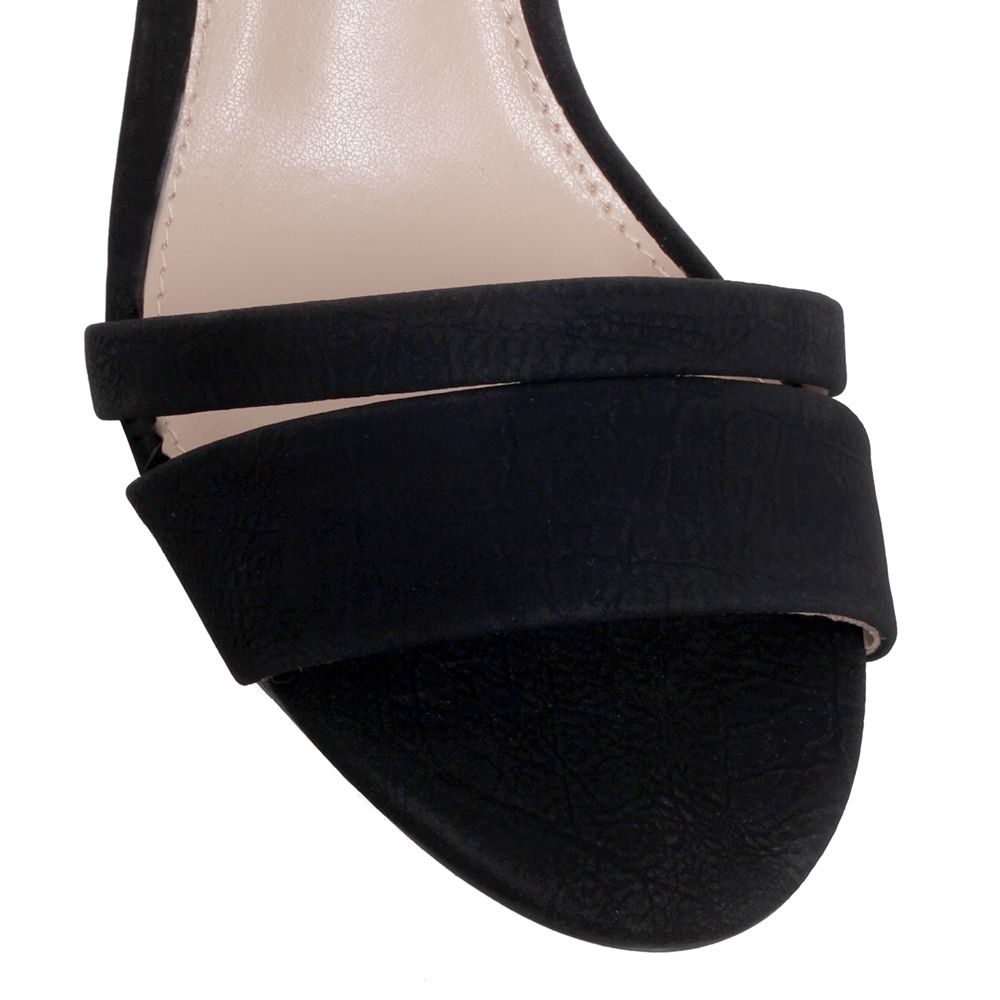carly block heel sandal