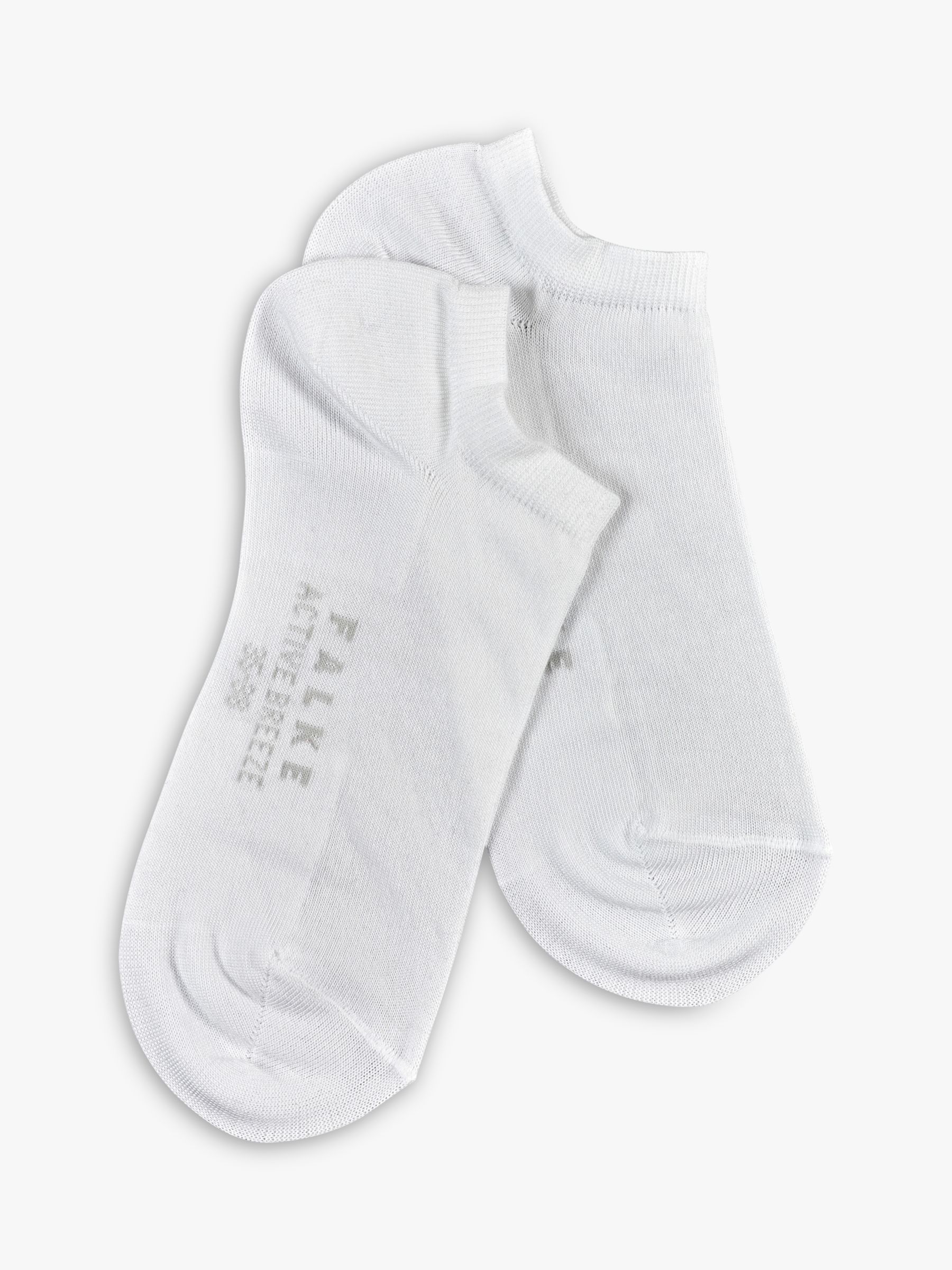 FALKE Active Breeze Trainer Socks, White at John Lewis & Partners