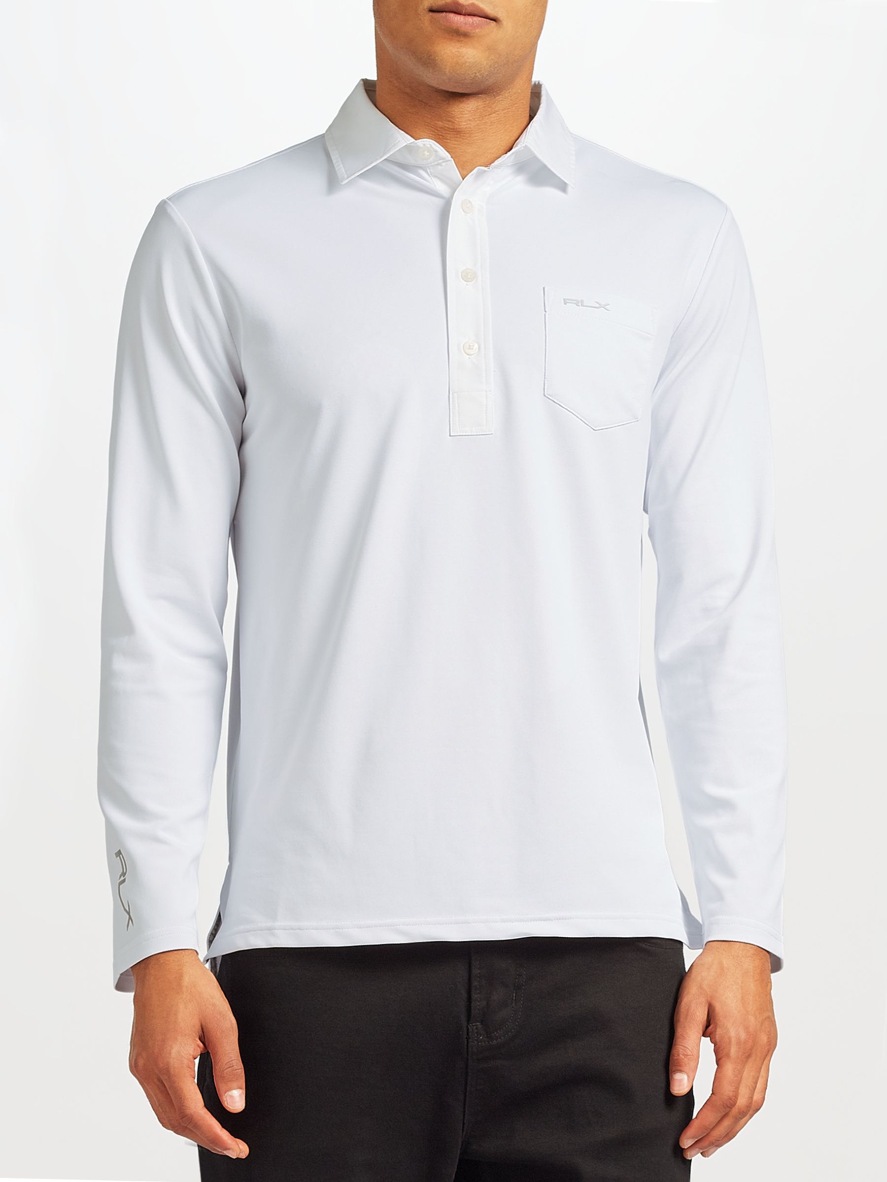 Polo Golf by Ralph Lauren Long Sleeve Polo Shirt, Pure White