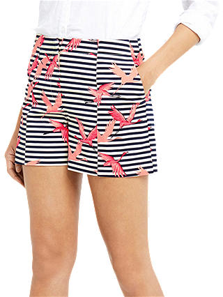 Oasis Flamingo Stripe Shorts, Multi