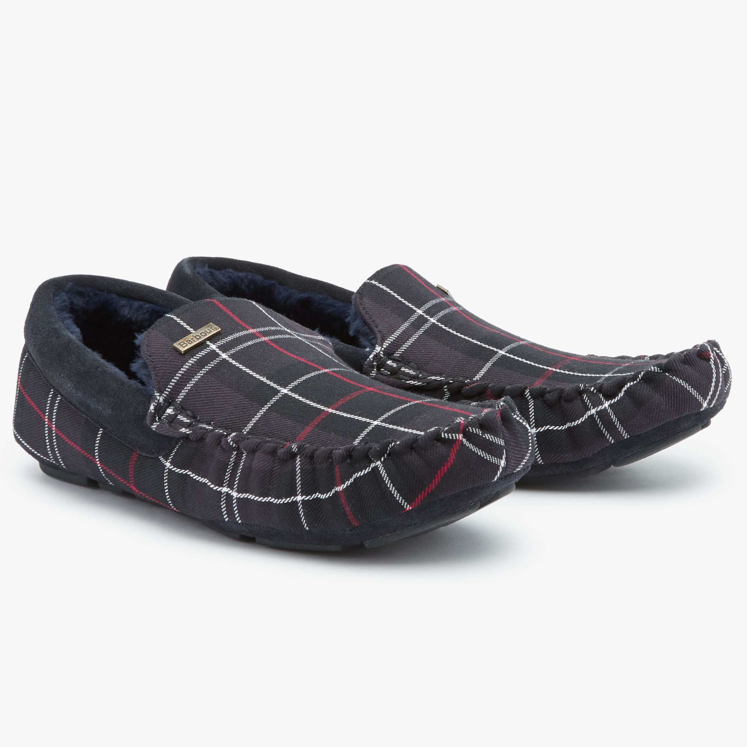 barbour tartan slippers