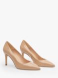 L.K.Bennett Floret Pointed Toe Court Shoes, Trench Patent