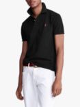 Polo Ralph Lauren Short Sleeve Slim Fit Polo Shirt, Polo Black