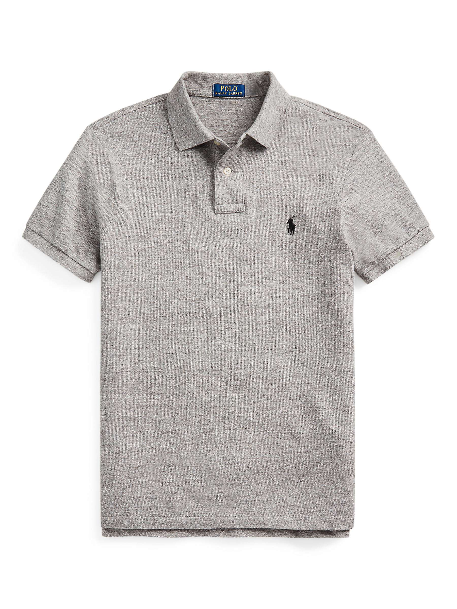 Buy Polo Ralph Lauren Slim Fit Polo Top, Canterbury Heather Online at johnlewis.com