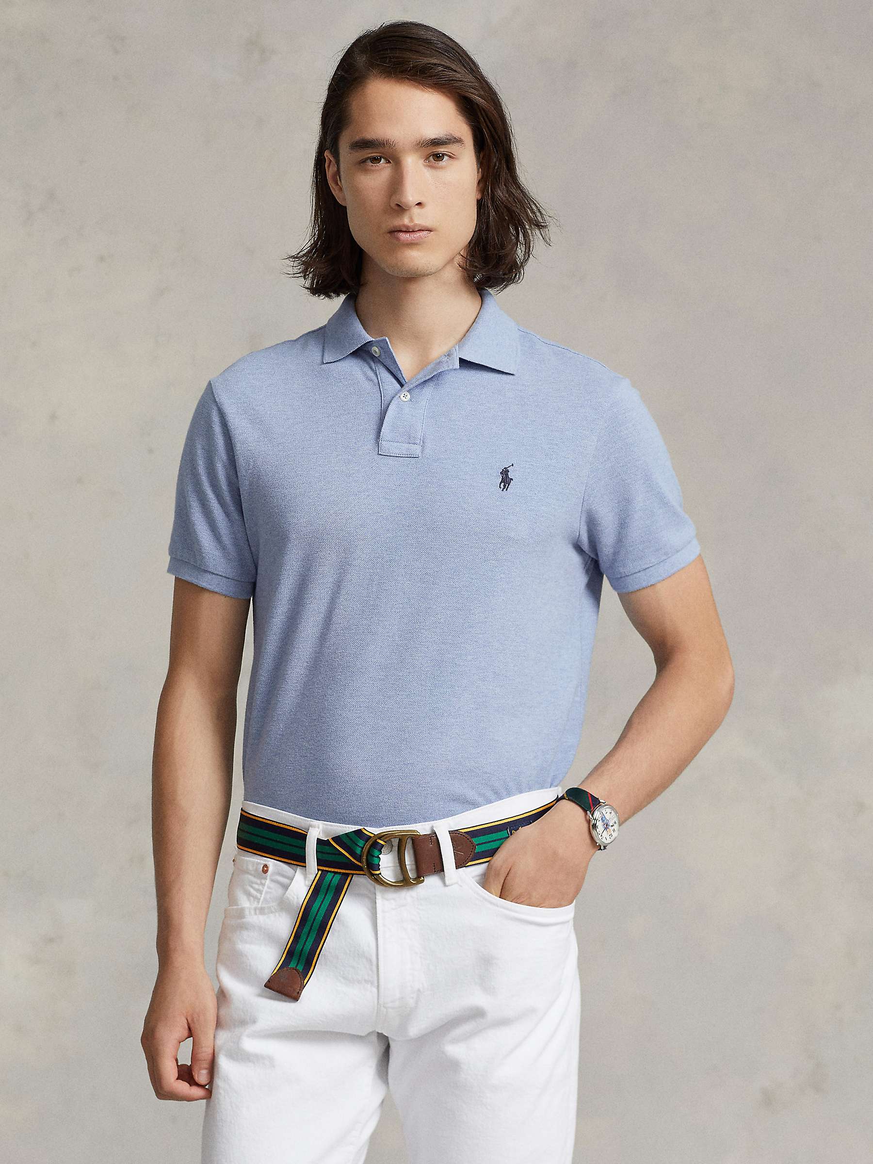 Buy Polo Ralph Lauren Custom Slim Polo Shirt Online at johnlewis.com