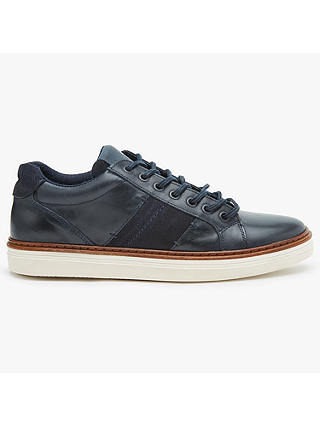 John Lewis & Partners Stamford Cupsole Leather Trainers